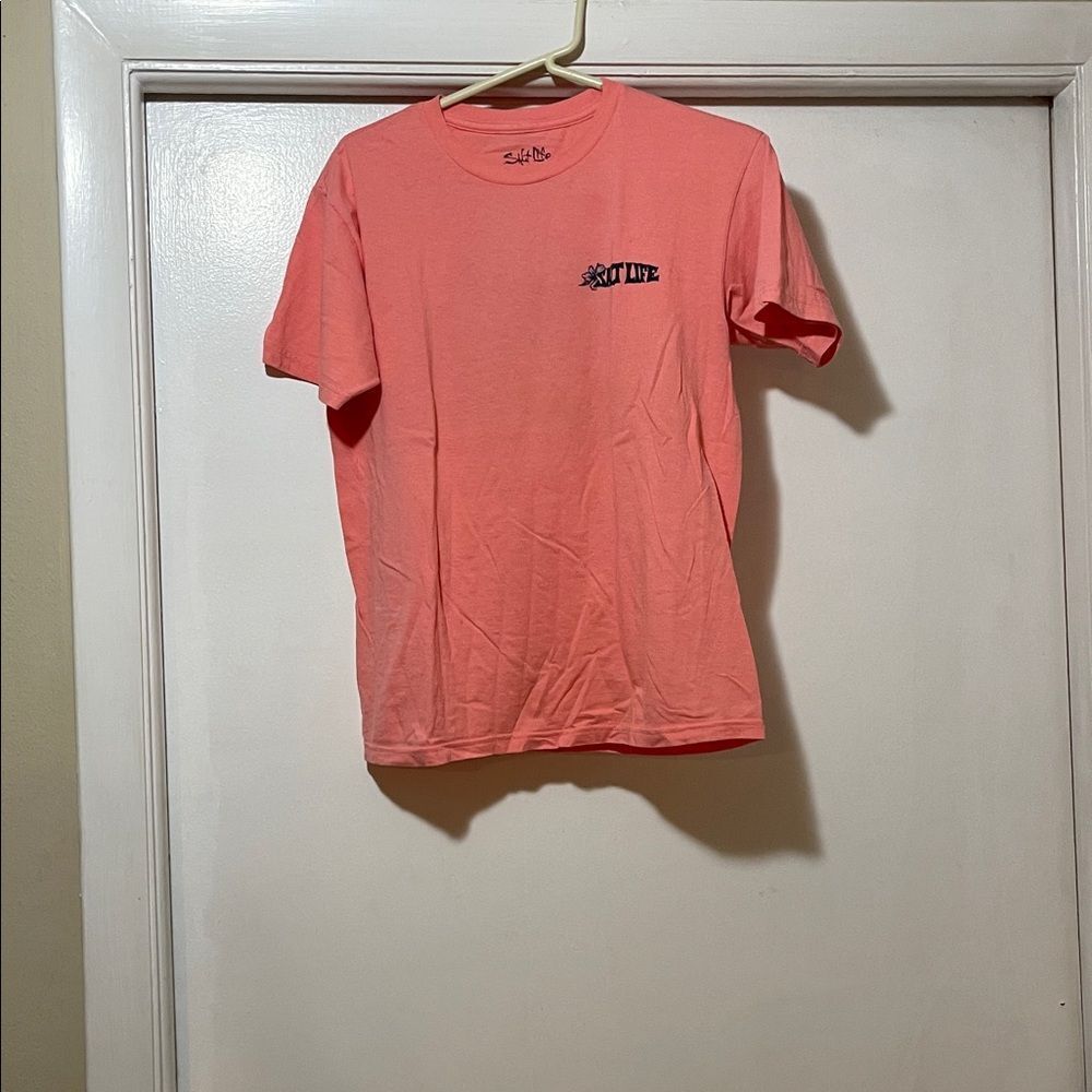 Salt Life Coral Short Sleeve Graphic Tee size small